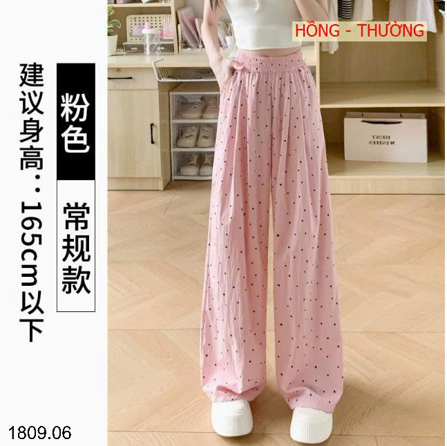 26HA1809.06 - QUẦN YAMAMOTO CHẤM BI CHO NỮ