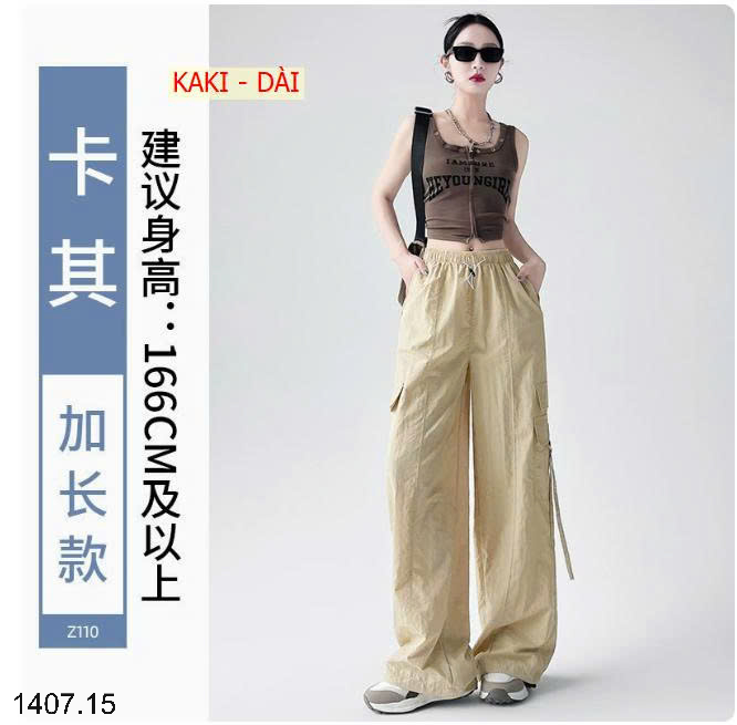 26HA1407.15 - QUẦN GIÓ THỂ THAO TÚI HỘP CHO NỮ