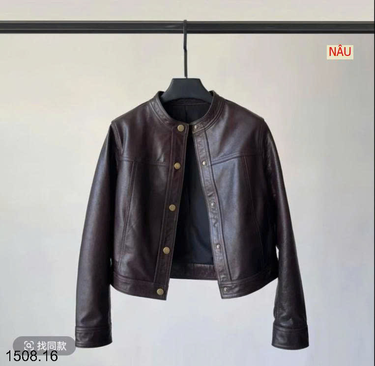 26HA1508.16 - ÁO KHOÁC DA CHO NỮ