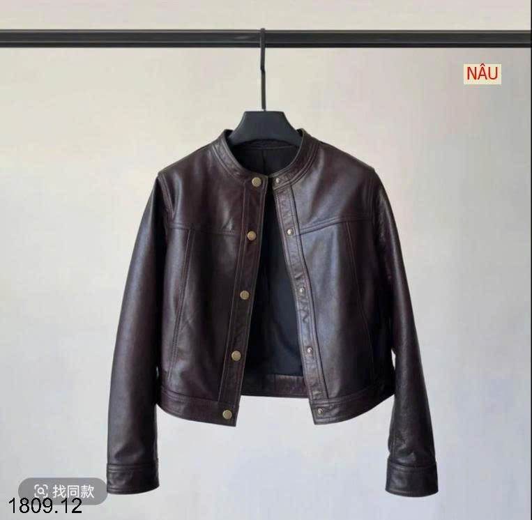 26HA1809.12 - ÁO KHOÁC DA 2 MÀU CHO NỮ