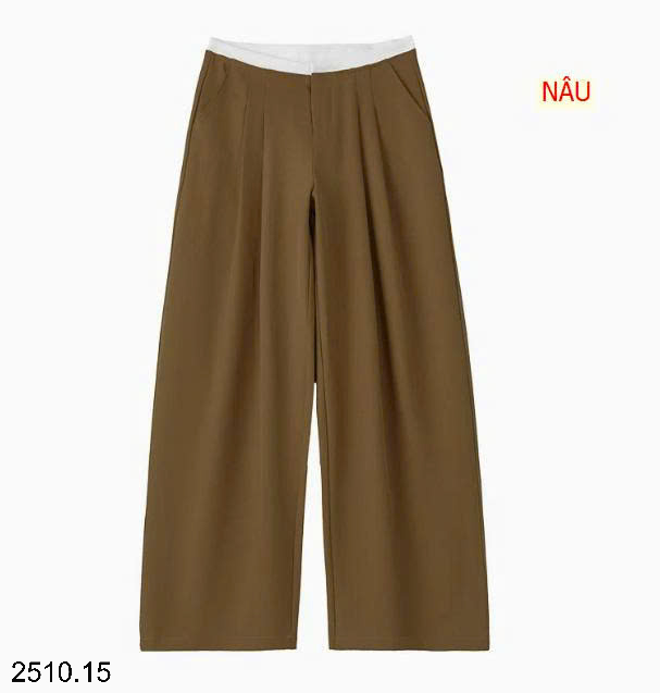 26HA2510.15 - QUẦN VẢI ỐNG RỘNG THANH LỊCH