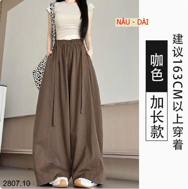 26HA2807.10 - QUẦN ỐNG RỘNG NỮ KIỂU HÀN