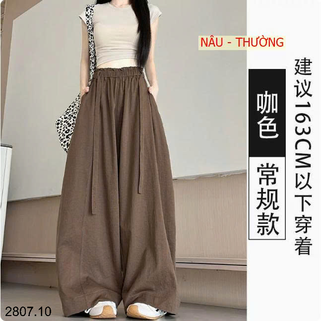 26HA2807.10 - QUẦN ỐNG RỘNG NỮ KIỂU HÀN