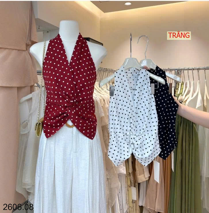 26HA2606.08 - ÁO CHẤM BI SÁT NÁCH WGWE