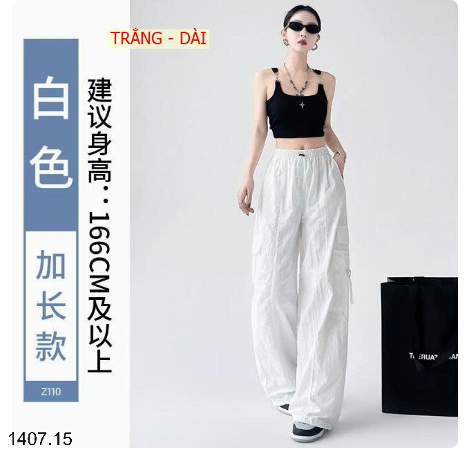 26HA1407.15 - QUẦN GIÓ THỂ THAO TÚI HỘP CHO NỮ