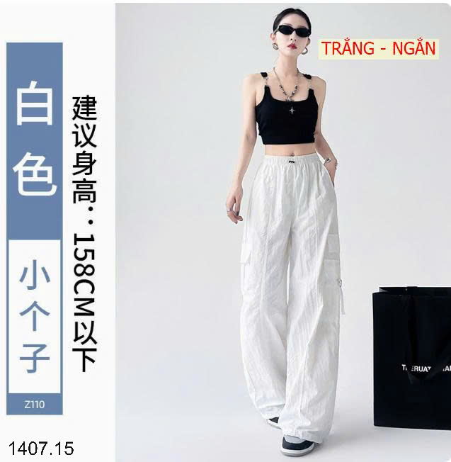 26HA1407.15 - QUẦN GIÓ THỂ THAO TÚI HỘP CHO NỮ