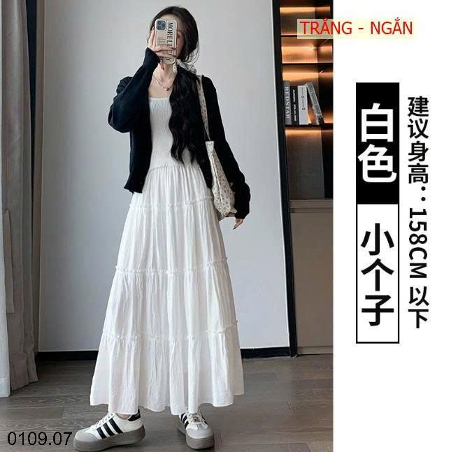 26HA0110.07 - CHÂN VÁY MIDI DÁNG DÀI CHO NỮ