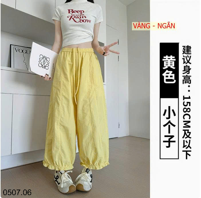 26HA0507.06 - QUẦN ỐNG RỘNG XẾP LY TASLON
