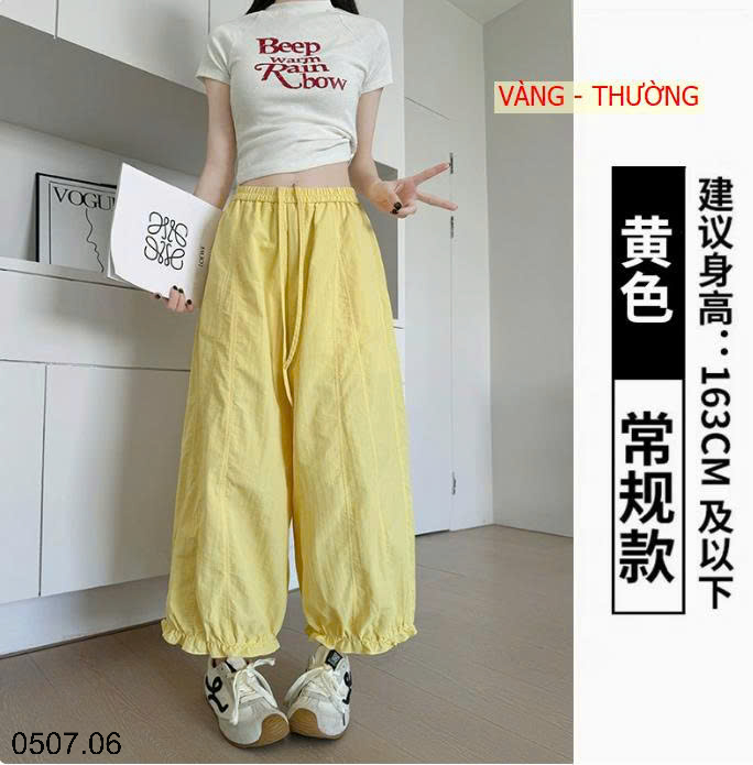 26HA0507.06 - QUẦN ỐNG RỘNG XẾP LY TASLON