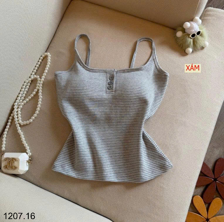26HA1207.16 - SET 2 ÁO DÂY KẺ KÈM BRA CHO NỮ