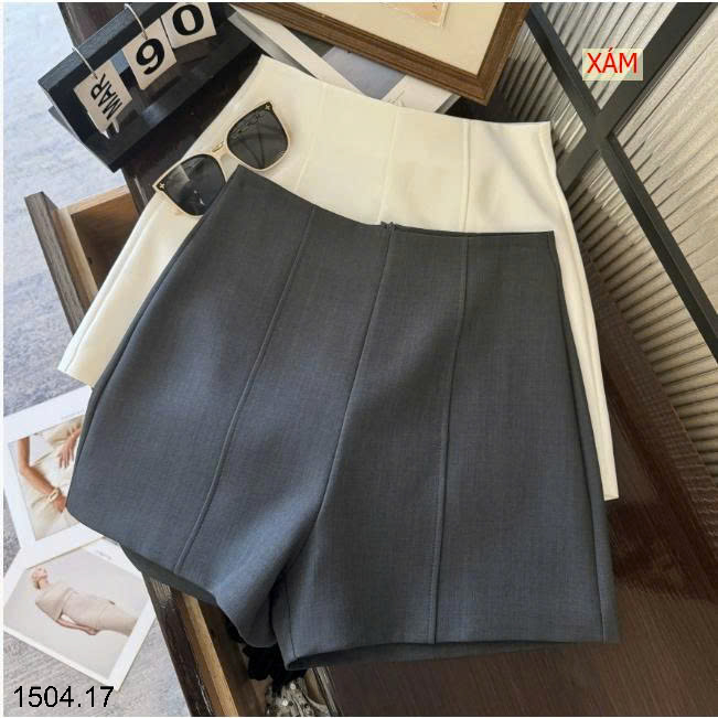 26HA1504.17 - QUẦN SHORT CẠP CAO ANNA