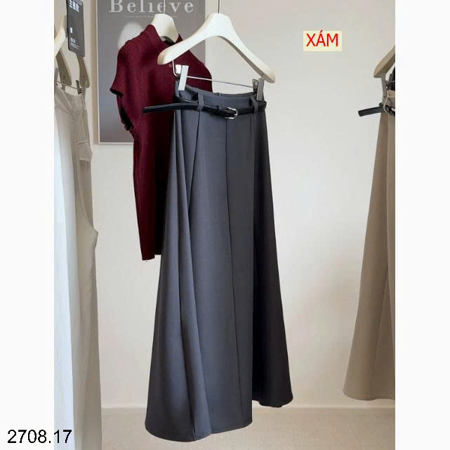 26HA2708.17 - CHÂN VÁY XÒE CHỮ A DÁNG DÀI ANNA