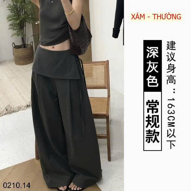 26HA0210.14 - QUẦN ỐNG RỘNG HAI MẢNH KIỂU HÀN