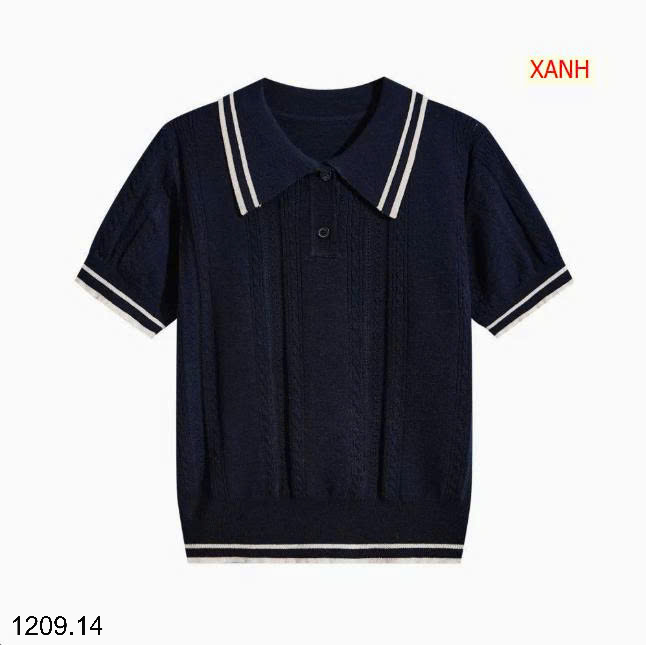 26HA1209.14 - ÁO POLO CỘC TAY MONGTEGHI MÙA THU CHO NỮ