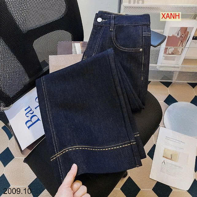 26HA2009.10 - QUẦN JEANS NỮ ỐNG RỘNG