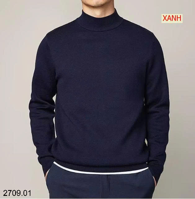 26HA2709.01 - ÁO LEN GIỮ NHIỆT CỔ LỌ NAM