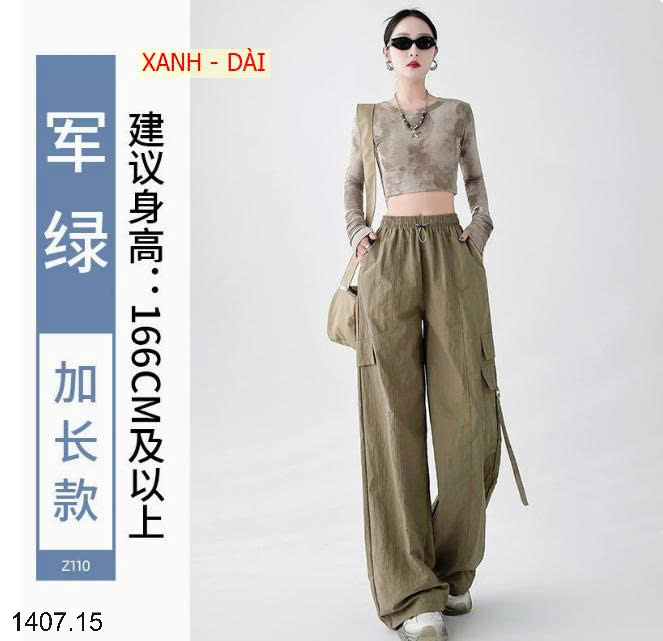 26HA1407.15 - QUẦN GIÓ THỂ THAO TÚI HỘP CHO NỮ