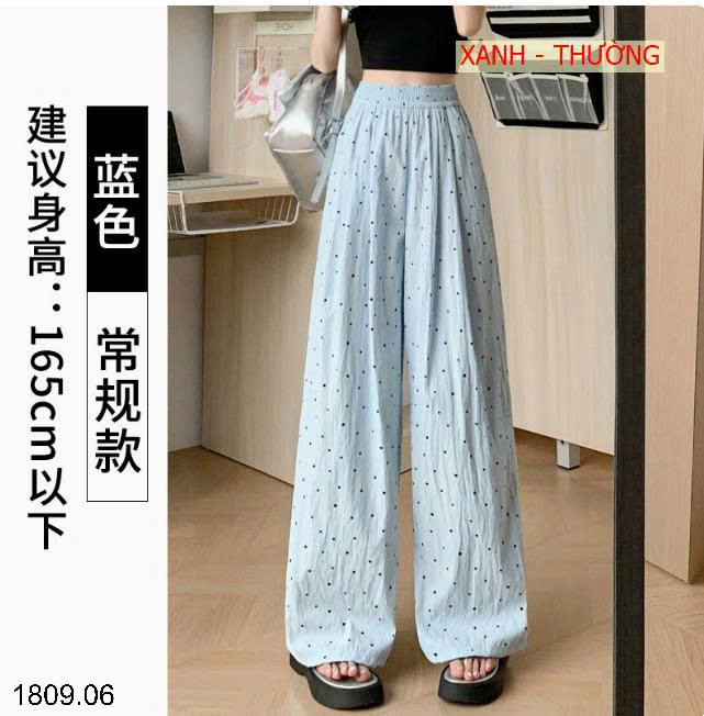 26HA1809.06 - QUẦN YAMAMOTO CHẤM BI CHO NỮ