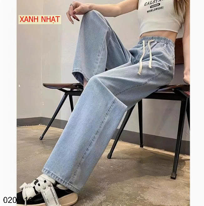 26HA0208.16 - QUẦN JEAN CẠP CHUN DÂY RÚT