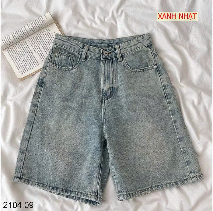26HA2104.09 - SHORT JEAN BÒ 2 MÀU NỮ