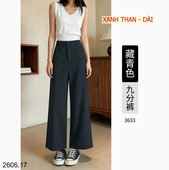 26HA2606.17 - QUẦN ỐNG RỘNG NỮ