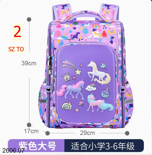 26HA2606.07 - BA LÔ CHỐNG GÙ 3D CHO BÉ