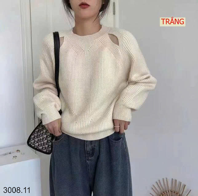 26HA3008.11 - ÁO LEN HỞ VAI HOT HIT