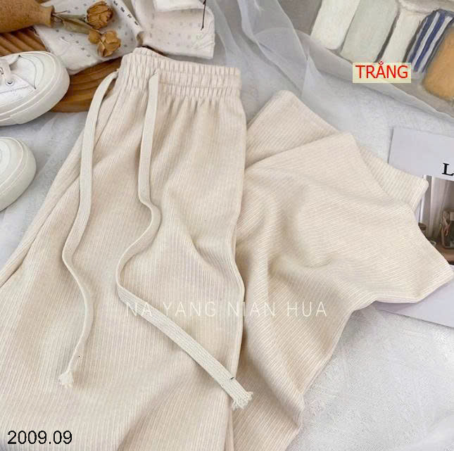 26HA2009.09 - QUẦN GẠO NẾP NHUNG ỐNG RỘNG