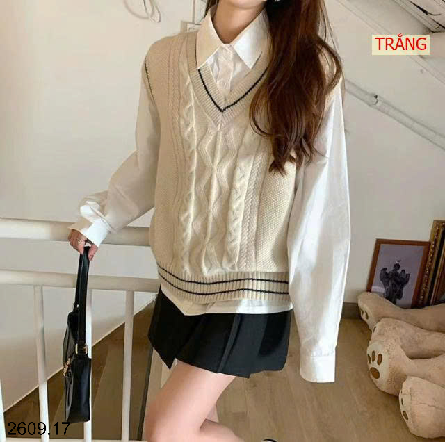 26HA2609.17 - ÁO GILE LEN CHO NỮ