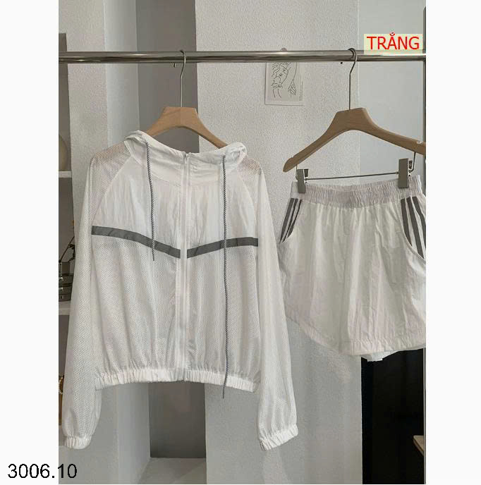 26HA3006.10 - BỘ THỂ THAO ÁO LƯỚI NHÀ KEKEZOON