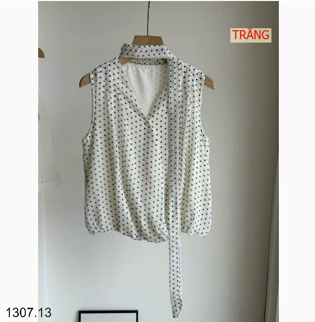 26HA1307.13 - ÁO BA LỖ CHẤM BI