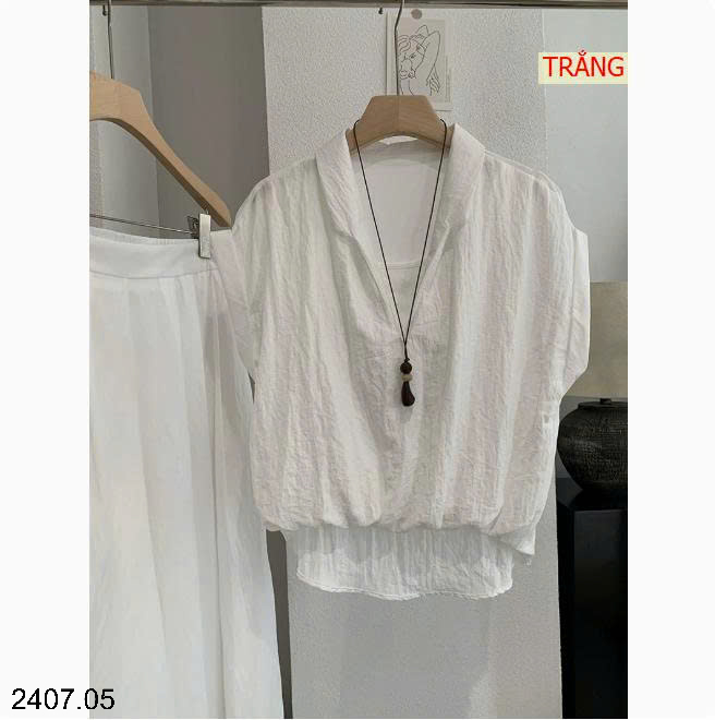 26HA2407.05 - ÁO SƠ MI NGẮN TAY NHÀ KEKEZOON