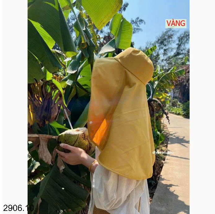 26HA2906.10 - MŨ CHỐNG NẮNG CHOÀNG KÍN