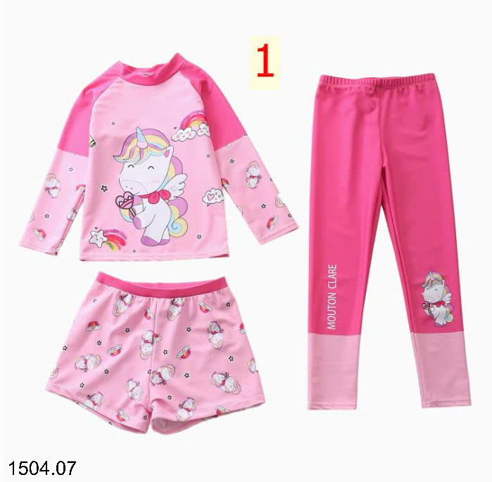 26HA1504.07 - SET BƠI DÀI TAY 3 CHI TIẾT BÉ GÁI