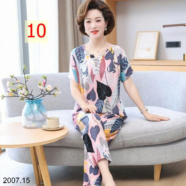 26HA2007.15 - BỘ LANH LỤA TRUNG NIÊN CHO MẸ