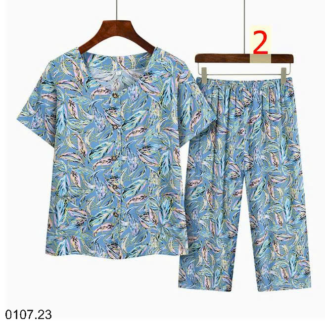 26HA0107.23 - BỘ HOA TRUNG NIÊN MẶC NHÀ CHO MẸ
