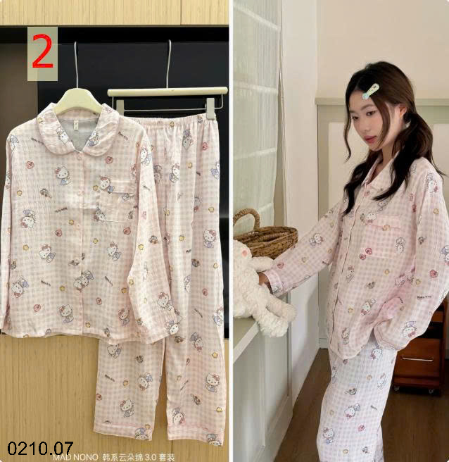 26HA0210.07 - BỘ ĐỒ NGỦ KIỂU HÀN QUỐC MAD NONO