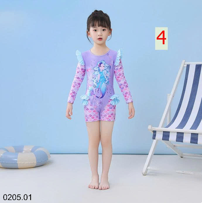 26HA0205.01 - SET BƠI LIỀN THÂN NÀNG TIÊN CÁ CHO BÉ GÁI
