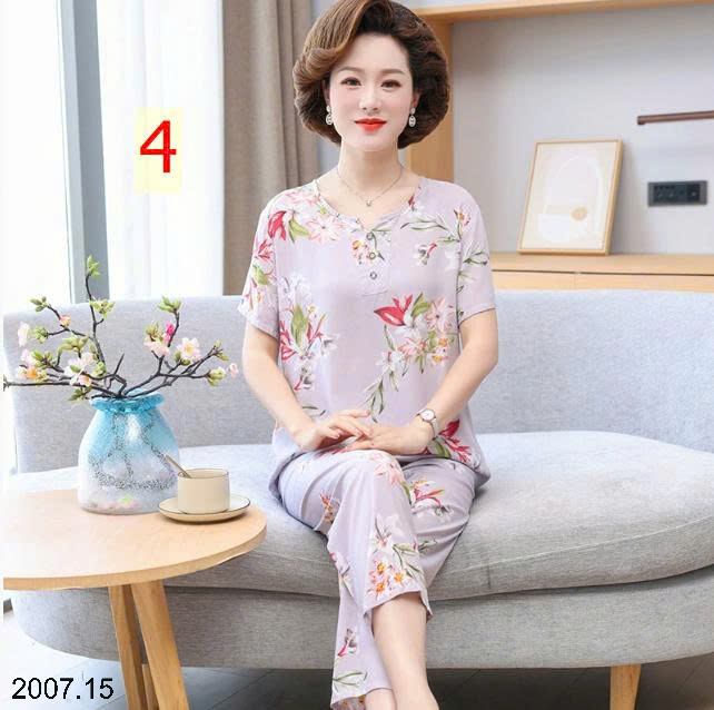 26HA2007.15 - BỘ LANH LỤA TRUNG NIÊN CHO MẸ