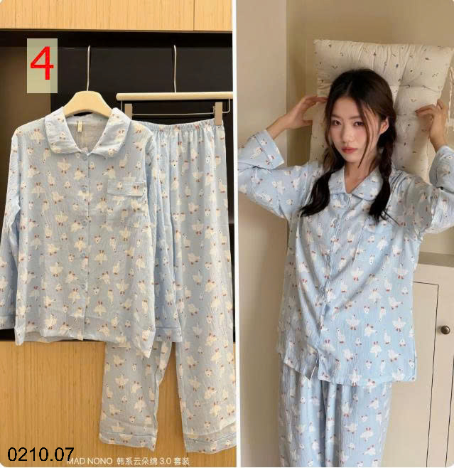 26HA0210.07 - BỘ ĐỒ NGỦ KIỂU HÀN QUỐC MAD NONO