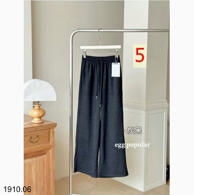 26HA1910.06 - QUẦN NỈ ỐNG RỘNG EGG CHO NỮ