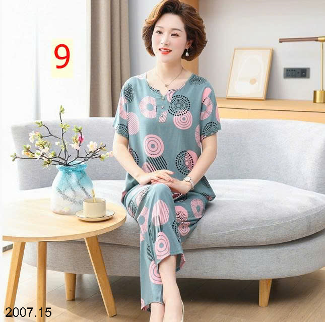 26HA2007.15 - BỘ LANH LỤA TRUNG NIÊN CHO MẸ