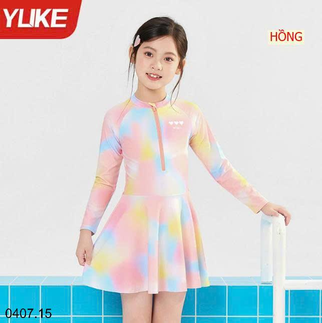 26HA0407.15 - VÁY BƠI DÀI TAY BÉ GÁI NHÀ YUKE
