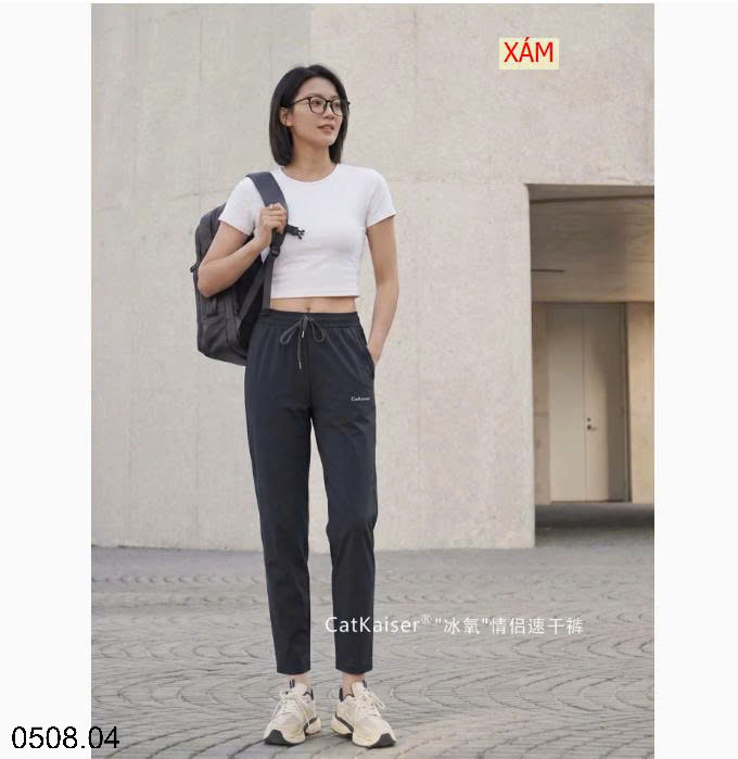 26HA0508.04 - QUẦN LỤA BĂNG NAM NỮ CATKAISER