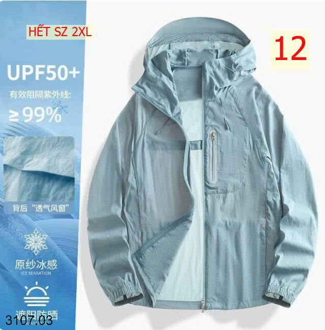 26HA3107.03 - ÁO KHOÁC GIÓ MỎNG CHO NAM NỮ