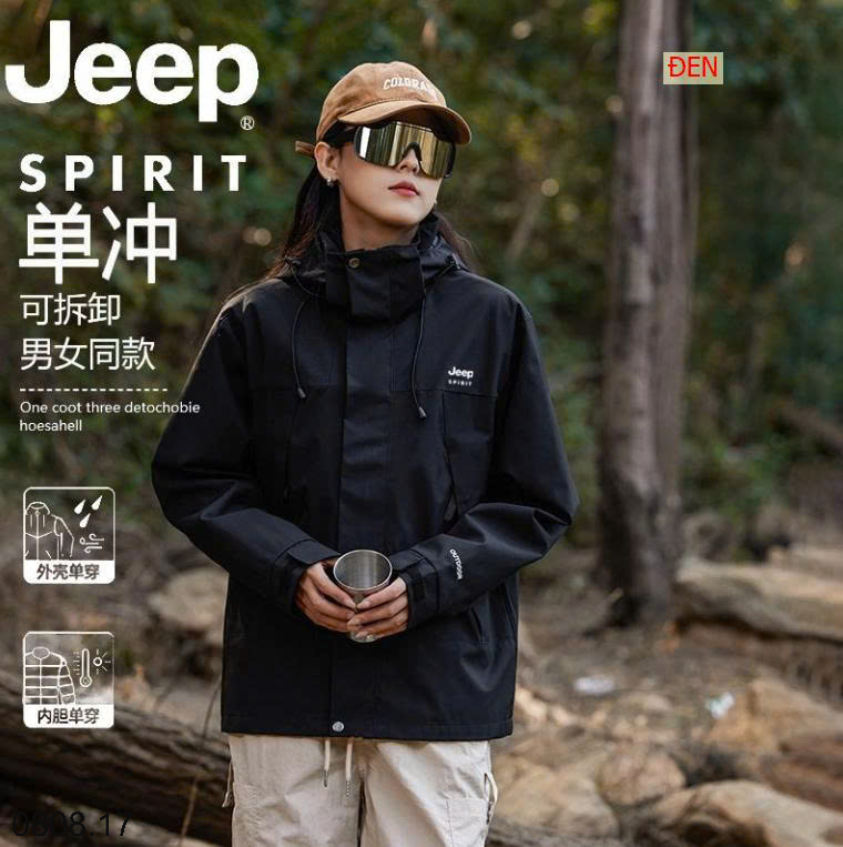 26HA0808.17 - ÁO KHOÁC JEEP CHỐNG MƯA GIÓ NAM NỮ