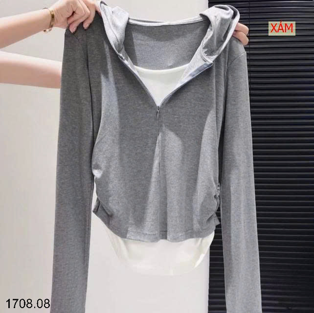 26HA1708.08 - ÁO THU ĐÔNG NỮ CÓ MŨ
