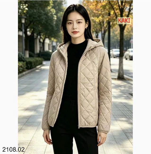 26HA2108.02 - ÁO KHOÁC MŨ TRÙM ĐẦU CHO NỮ