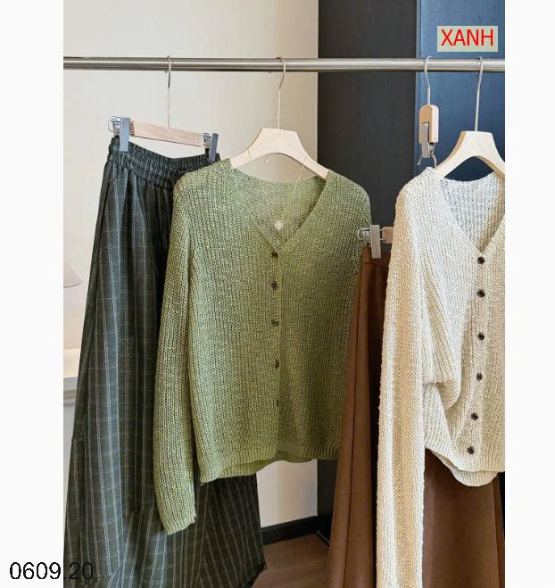 26HA0609.20 - ÁO CARDIGAN DỆT KIM KIỂU HÀN