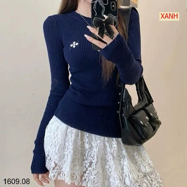 26HA1609.08 - ÁO LEN TĂM BODY CỔ TRÒN